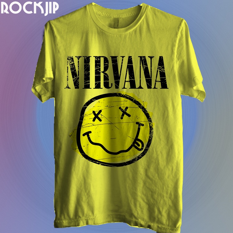 Custom Kaos Baju Distro Musik Band Rock Punk Indie Metal Pria Wanita Original Second Nirvana Jakarta