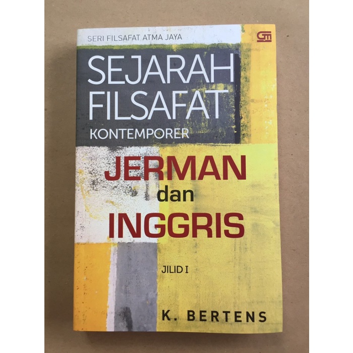 

TERLARIS! Sejarah Filsafat Kontemporer Jerman dan Inggris Jilid 1 - K Bertens