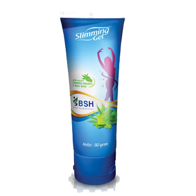 BODY SLIM HERBAL SLIMMING GEL - bpom - Penghilang Lemak Perut BSH Body Slimming Gel