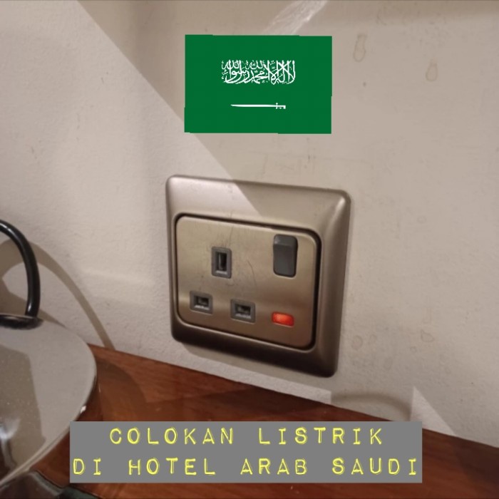 Colokan Konverter Kaki 3 Untuk Umroh & Haji Di Arab