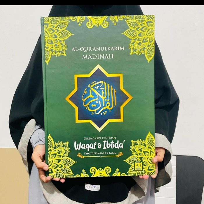 

Ready Al Quran Madinah A3 Khot Ustmani,Al Qur'An Jumbo Tanpa Terjemah Ustman