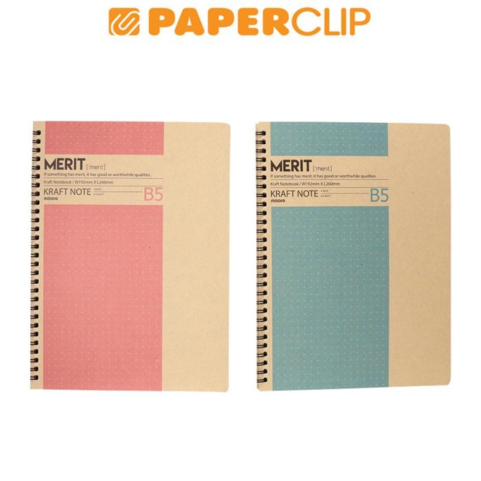 

NOTEBOOK B5 MISORO 101-02009 CRAFT