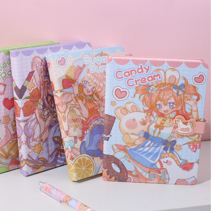

7in1 Gift Set Paket Jurnal Set Diary Magnetic Notebook Souvenir 1962