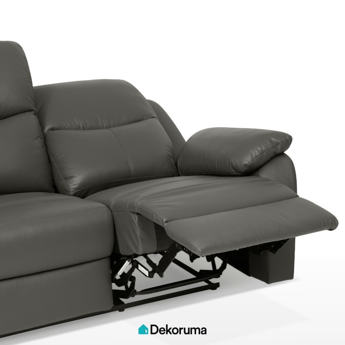 Dekoruma MAEDA Sofa Recliner 3 Dudukan / Sofa 3 Seater Harga MurahBebas OngkirTerbatasTermurah