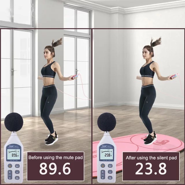 fastFIT Skip Mat -matras untuk skip rope dan streting