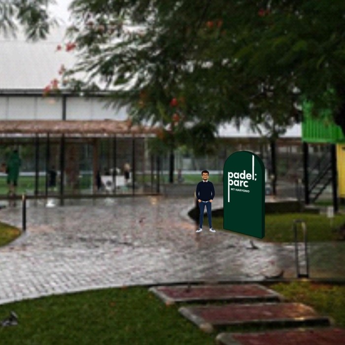 Sign Tottem Pylon Padel Parc Mt Haryono