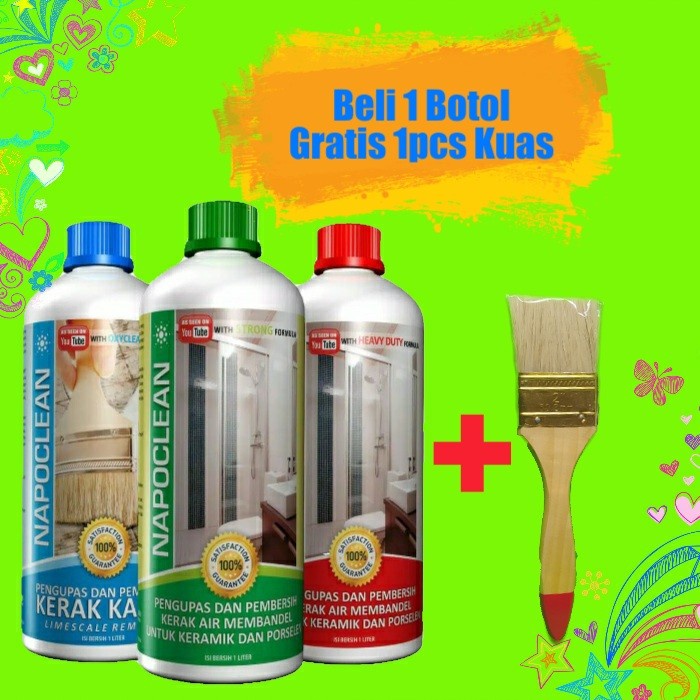Rdo - Napoclean Heavy Duty(Pembersih Keramik,Kaca,Closed Tanpa Hcl Dan Hanya Dikuas)