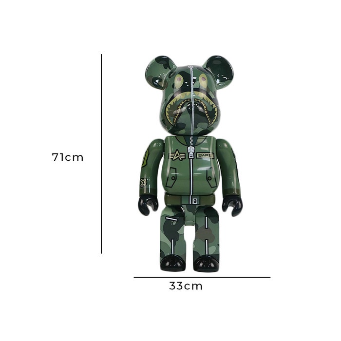 Svetlana Bearbrick X Alpha Industries 1000% Boneka Sultan Super Preum Quality