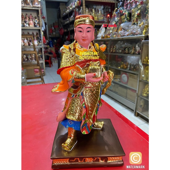 Svetlana Pendam Dewa Kwan Kong Guan Dan Zhou Ang 12 In Kayu