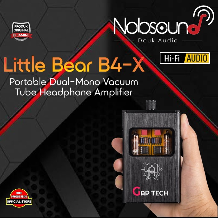 Nobsound Little Bear B4 X / B4X Portable Dual-Mono Vacuum Tube Amp Best Seller