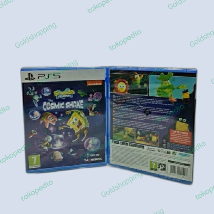 Spongebob Cosmic Shake Ps5/ Cd Game Ps5 Spongebob Squarepants Cosmic