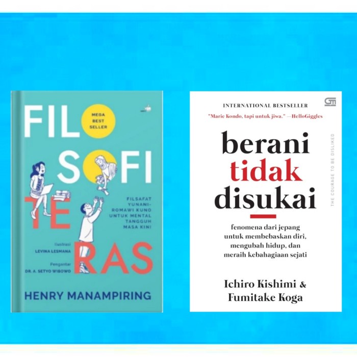 Paket Buku Filosofi Teras & Berani Tidak DiSukai - Original