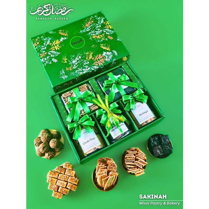 

Obral Hampers Parcel SOL cookies Kue Kering isi 5 Toples