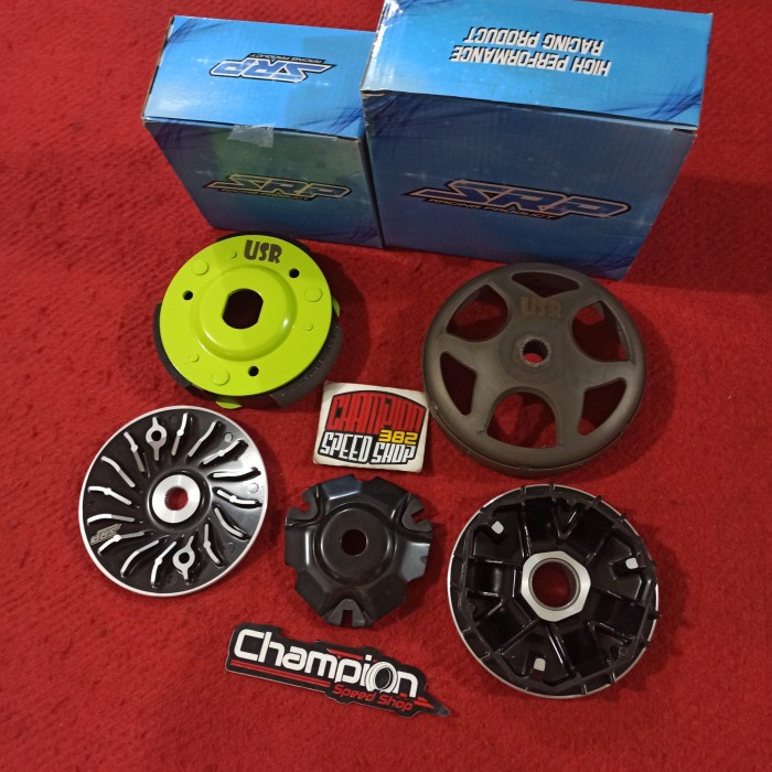 Paket Kampas Ganda Mangkok Kopling Pulley CVT V2 SRP Vario 125 Old