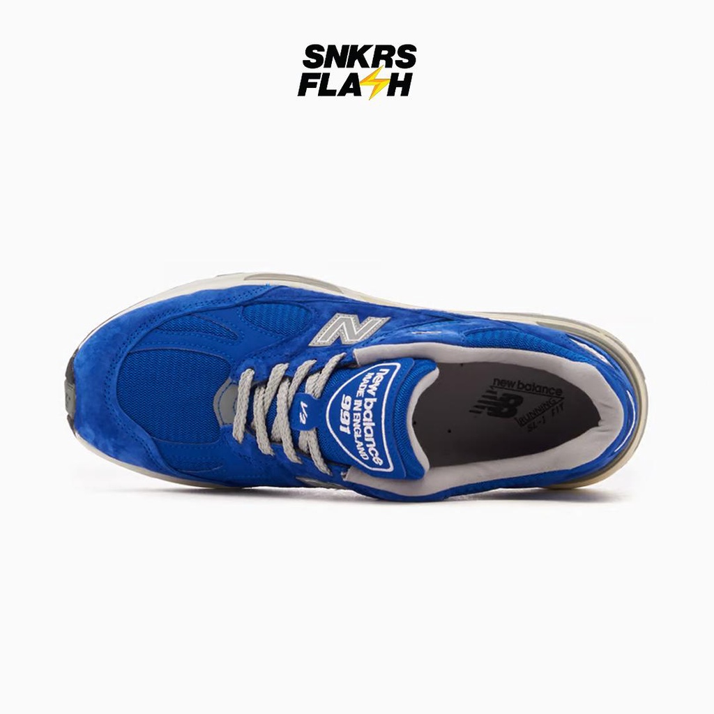 NEW BALANCE 991 Miuk Dazzling Blue Sepatu Sneakers Unisex - U991BL2 - Size 41.5