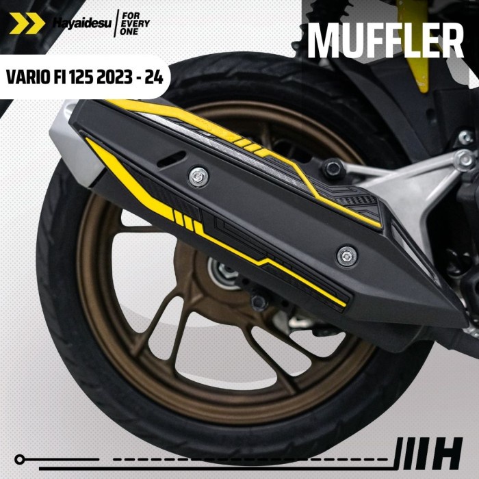 TERBARU Hayaidesu Vario 125 FI 2023 Body Protector Muffler Cover