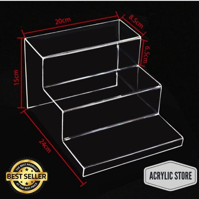

Acrylic Display Tangga/display Dompet/bahan Plastik Desk