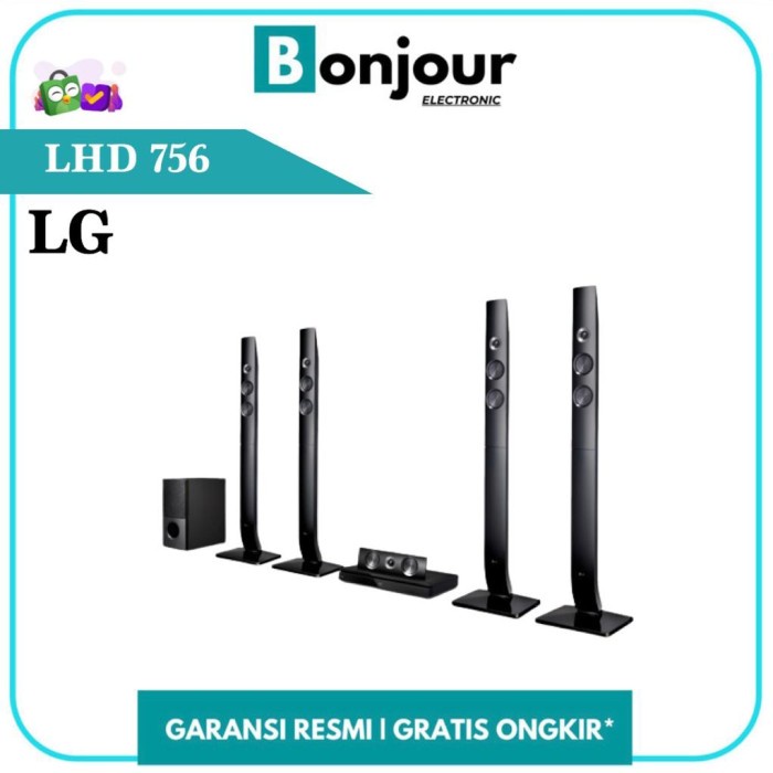 HOT SALE Home Theatre LG LHD756 1200W Tallboy Speaker HTS LG LHD 756 Bluetooth