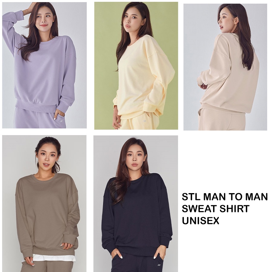 GRADE B STL Korea Sweater / Sweat Shirt Man to Man Oversized Sport Fitness Running Unisex