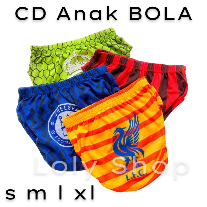 Celana Dalam Anak Laki Laki BOLA / Cd Anak Bola Murah