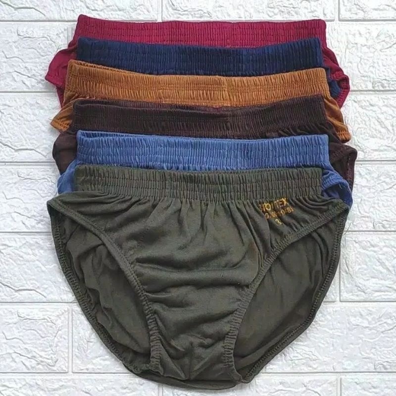 12pcs Celana dalam Remaja Cowok 6-14tahun M.L.XL.XXL sempak katun polos remaja cowok anak SMP /sma