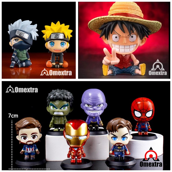 Action Figure Pajangan Dashboard Mobil Omextra Cover Dashboard Mobil Ornament Pajangan Meja Kapal