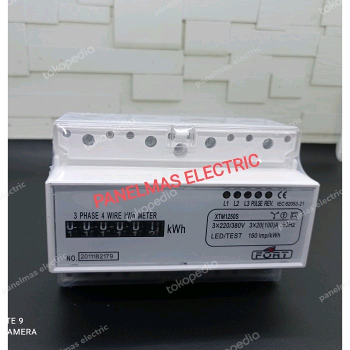 KWH METER 3 PHASE DIGITAL / KWH METER 3PHASE DIGITAL "FORT" `XTM1250S