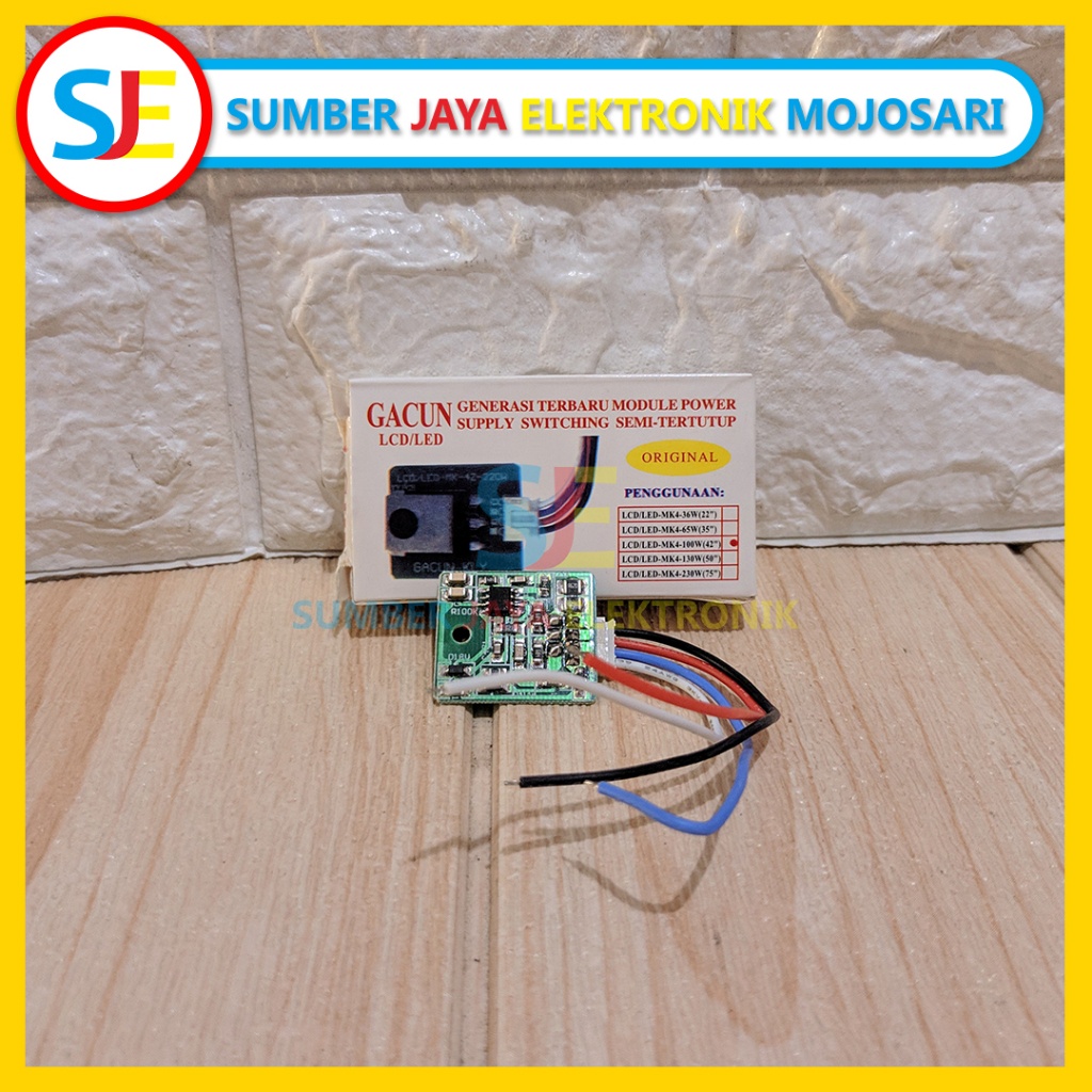 gacun tv led 4 kabel 42 inch MK4-100 Watt