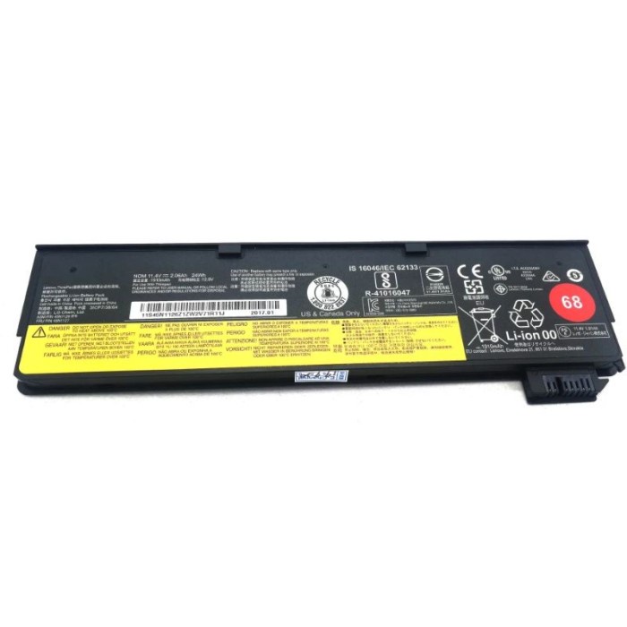 Baterai / Battery / Batre Laptop Lenovo Thinkpad X240 -