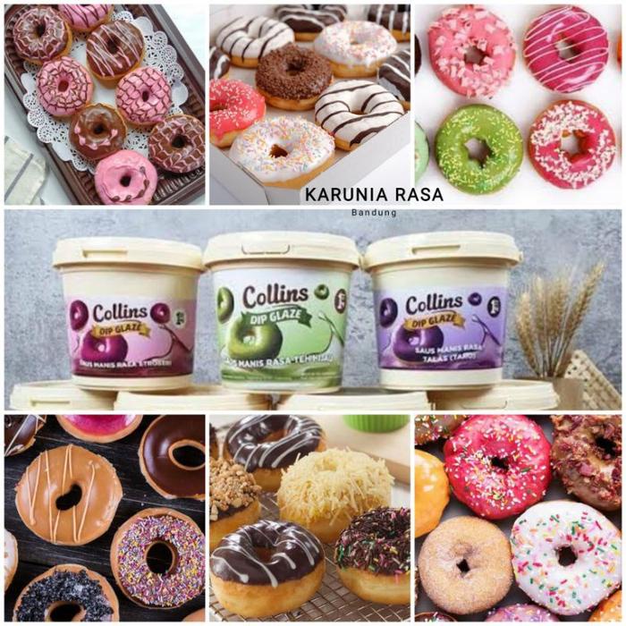 

terbaru !!! kalimantan collins dip glaze coklat varian rasa 1kg ready