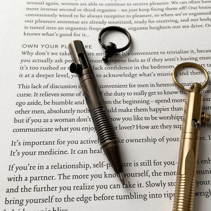 

Mini - Luxury mini brass pen / ballpoint / keychain pen