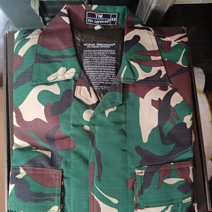 Baju PDL TNI Balotelli Semi Wool Premium Warna Jatah