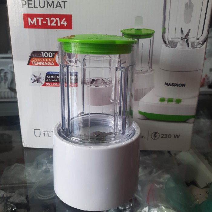 GELAS BUMBU KERING + PISAU BLENDER MASPION MT 1214 ASLI