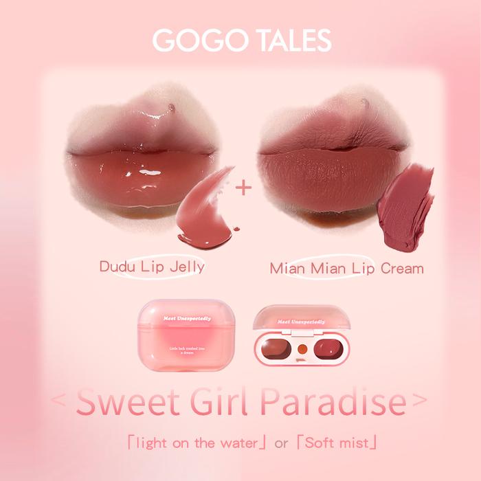 [Terlaris Di Toko Kami] [Bpom]Gogo Tales Lippods Lipstik Cloud Sense Dual Colour Lipcream Lip Matte