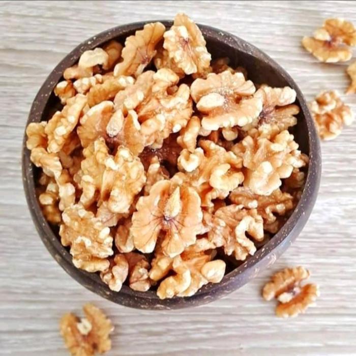 

terbaru !!! kacang walnut panggang kemasan vacum 500gram ready