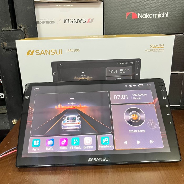 BISA GOSEND HEAD UNIT 9 INCH ANDROID SANSUI CLASSIC GEN 2 SA5200I RAM 2/32 GB