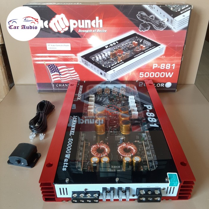 BISA GOSEND AMPLIFIER MONOBLOCK AMPLIFIER MONOBLOK THE PUNCH P-881 POWER MONOBLOK
