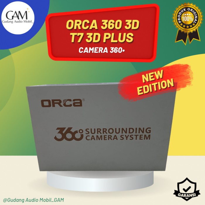 BISA GOSEND KAMERA MOBIL ORCA 360 3D PREMIUM ORIGINAL / KAMERA 360 ORCA BEST SELLER