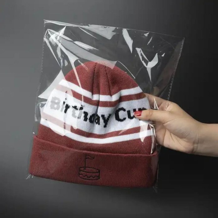 FREE ONGKIR COSTUM SABLON PLASTIK BAJU OPP SEAL PREMIUM TEBAL