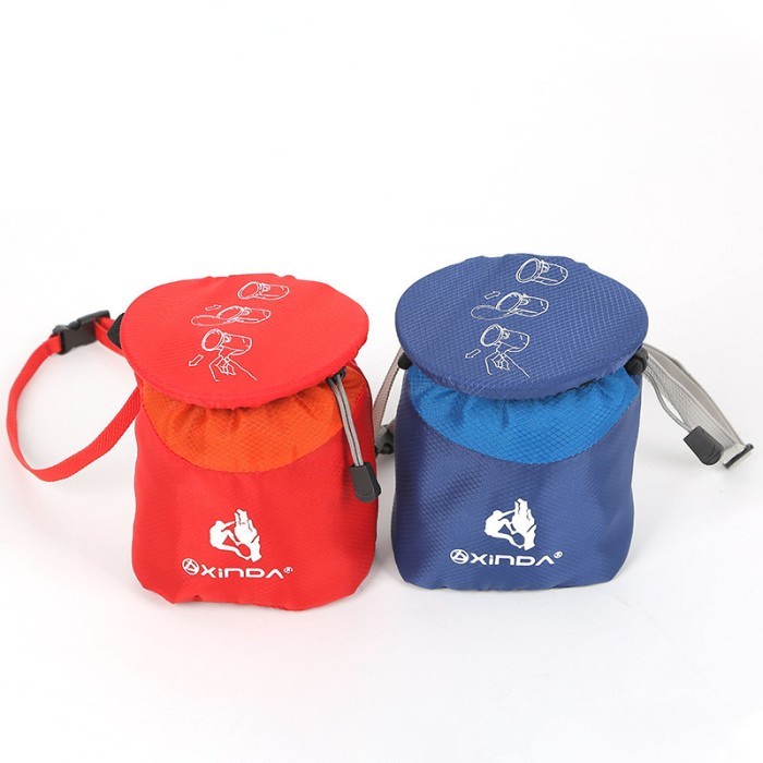 XINDA H-PJ32 Merah Chalk Bag Climbing Tas Equipment Original
