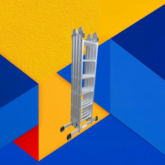 Tangga Almunium Multipurpose - Tangga Lipat - Tangga Almunium 6 M