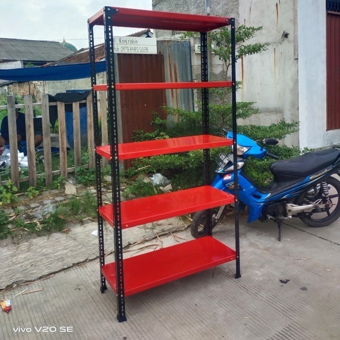 Rak Besi Siku 40X100X200 5 Susun