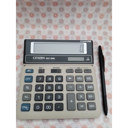 

KALKULATOR CITIZEN SDC 868L/CALCULATOR 12 DIGIT CITIZEN SDC-868L [TERBARU[TERLARIS[ORIGINAL[ASLI]
