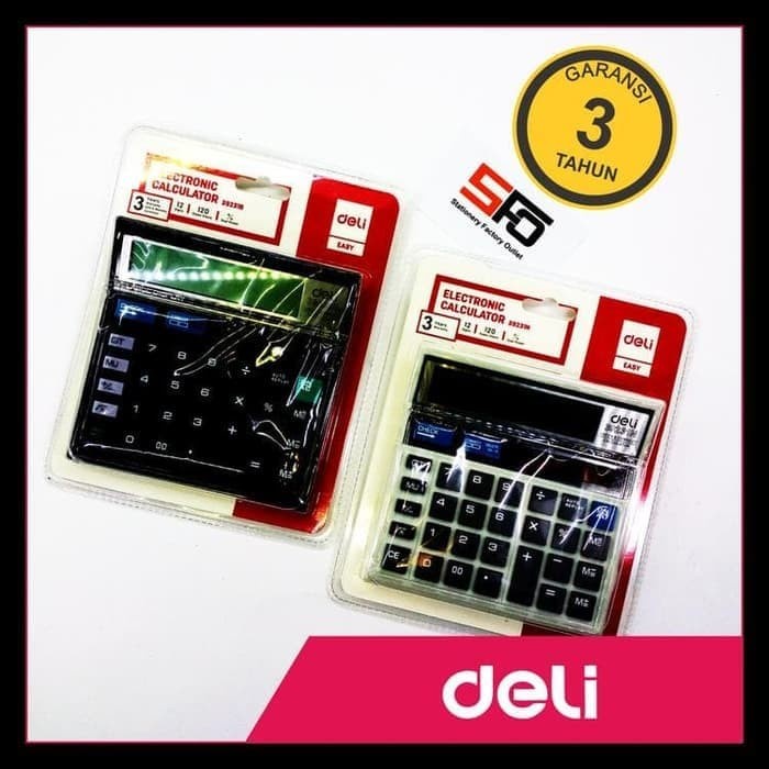 

DELI 39231 CALCULATOR CHECK & CORRECT DESKTOP KALKULATOR MEJA OFFICE
