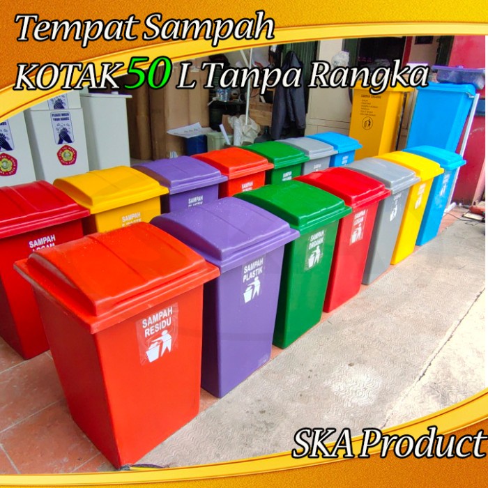PREMIUM Tempat Sampah Kotak SKA / Tempat Sampah Fiberglass
