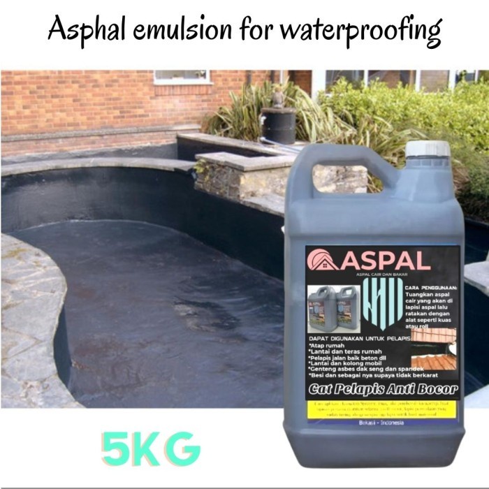 Aspal Cair Untuk Dak Kolam Ikan Anti Rembes waterproofing