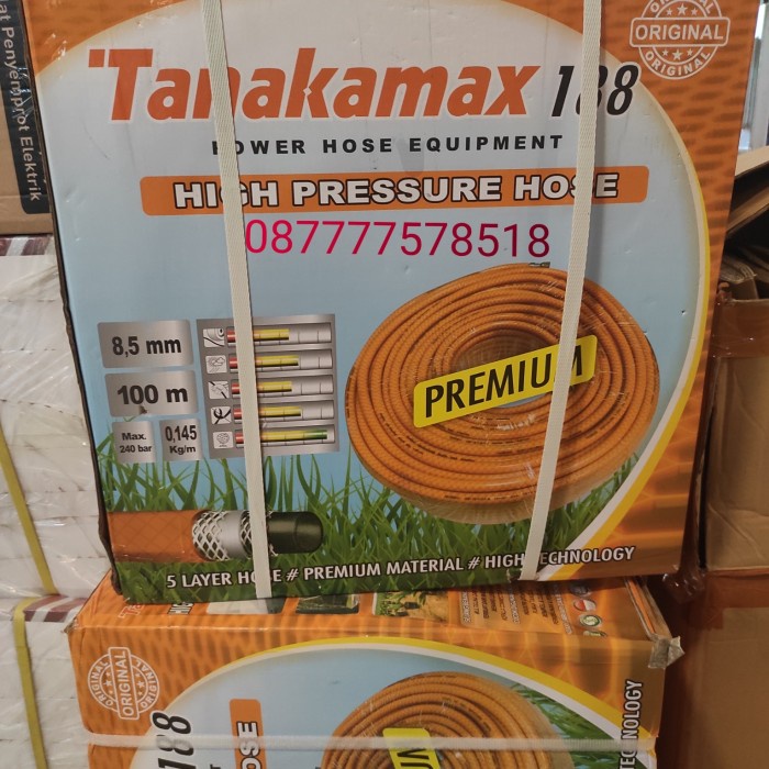 Berkualitas Selang Steam Tanaka 100 Meter # Selang Kompresor