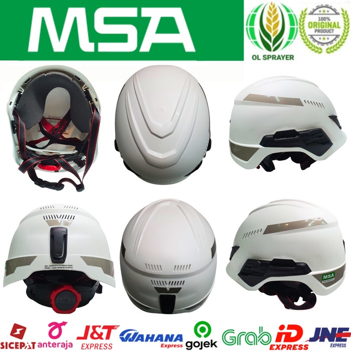 Helm Safety Climbing MSA LOKAL Helm Safety Proyek MSA Helm MSA SNI Helm keamanan MSA ( LOKAL ) Helm