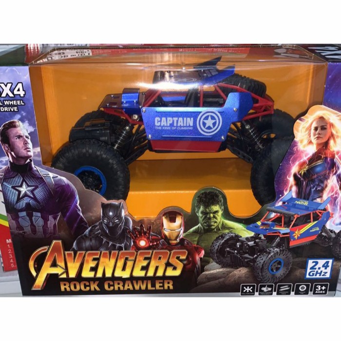mainan mobil remote rock crawler avengers 4x4 wd/ mobil rc climbing