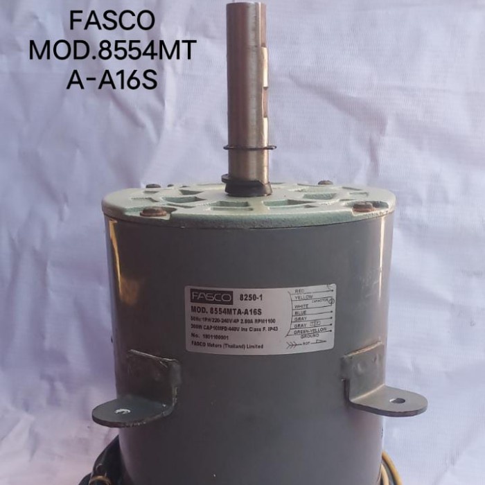 Motor Dinamo Fan Outdoor AC Daikin Fasco MOD.8554MTA-A16S 1100rpm Baru
